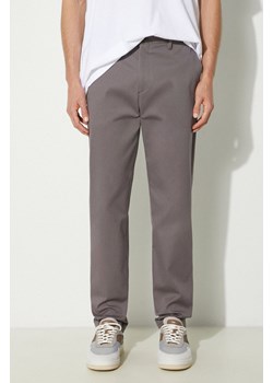 Paul Smith spodnie męskie kolor szary proste M1R-055Z-N02138 ze sklepu PRM w kategorii Spodnie męskie - zdjęcie 174175664