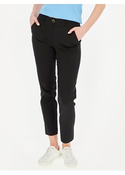 Czarne spodnie damskie z bawełną Potis & Verso Roxi ze sklepu Eye For Fashion w kategorii Spodnie damskie - zdjęcie 174177970