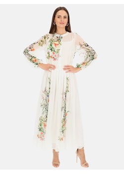 Długa wizytowa sukienka w kwiaty Potis & Verso Florencja ze sklepu Eye For Fashion w kategorii Sukienki - zdjęcie 174178021