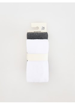 Reserved - Rajstopy 2 pack - ciemnoszary ze sklepu Reserved w kategorii Rajstopy dziecięce - zdjęcie 174178530