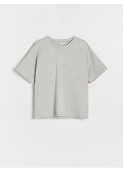 Reserved - Gładki t-shirt - jasnoszary ze sklepu Reserved w kategorii Bluzki dziewczęce - zdjęcie 174180621