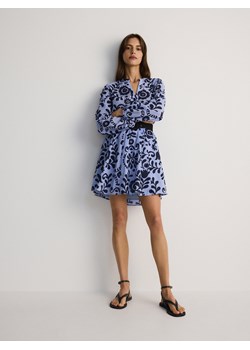 Reserved - Wzorzysta sukienka mini - wielobarwny ze sklepu Reserved w kategorii Sukienki - zdjęcie 174181001