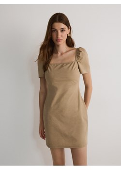 Reserved - Sukienka mini - beżowy ze sklepu Reserved w kategorii Sukienki - zdjęcie 174181291