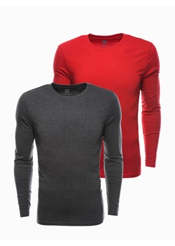 Zestaw longsleeve męski z długim rękawem 2-pak - mix V4 Z43 ze sklepu ombre w kategorii T-shirty męskie - zdjęcie 174272502