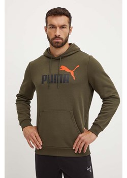 Puma bluza męska z kapturem z nadrukiem ze sklepu ANSWEAR.com w kategorii Bluzy męskie - zdjęcie 174281743