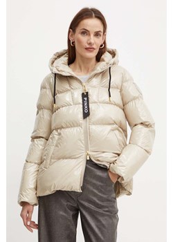 Pinko kurtka damska kolor beżowy zimowa ze sklepu ANSWEAR.com w kategorii Kurtki damskie - zdjęcie 174281770
