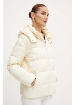 Twinset kurtka puchowa damska kolor beżowy zimowa oversize 242TP2184 ze sklepu ANSWEAR.com w kategorii Kurtki damskie - zdjęcie 174282640