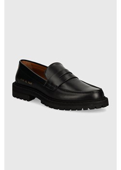 Common Projects mokasyny skórzane Loafer with Tread Sole męskie kolor czarny 2449 ze sklepu ANSWEAR.com w kategorii Mokasyny męskie - zdjęcie 174283450