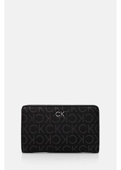 Calvin Klein portfel damski kolor czarny K60K612683 ze sklepu ANSWEAR.com w kategorii Portfele damskie - zdjęcie 174283772