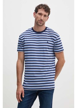 Polo Ralph Lauren t-shirt bawełniany męski kolor niebieski wzorzysty 710927103 ze sklepu ANSWEAR.com w kategorii T-shirty męskie - zdjęcie 174284774