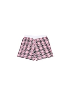 Cropp - Bawełniane szorty w kratę - różowy ze sklepu Cropp w kategorii Majtki damskie - zdjęcie 174289214