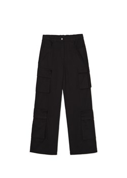 Cropp - Czarne spodnie - czarny ze sklepu Cropp w kategorii Spodnie damskie - zdjęcie 174289732
