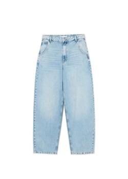 Cropp - Niebieskie jeansy skater - niebieski ze sklepu Cropp w kategorii Jeansy damskie - zdjęcie 174289801