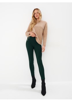 Mohito - Zielone spodnie skinny - ciemny zielony ze sklepu Mohito w kategorii Spodnie damskie - zdjęcie 174292873