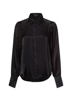 Ipuri Essentials Bluzka damska Kobiety wiskoza czarny jednolity ze sklepu vangraaf w kategorii Koszule damskie - zdjęcie 174293781