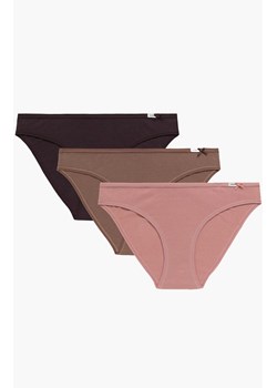 3-pack figi damskie bikini 3CLP-001-WIN/CAPC/BEZ, Kolor brązowo-różowy, Rozmiar S, ATLANTIC ze sklepu Intymna w kategorii Majtki damskie - zdjęcie 174295163