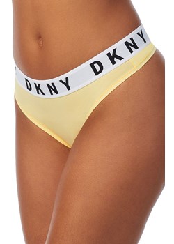 DKNY bawełniane stringi jasnożółte DK4529, Kolor jasnożółty, Rozmiar S, DKNY ze sklepu Intymna w kategorii Majtki damskie - zdjęcie 174301080