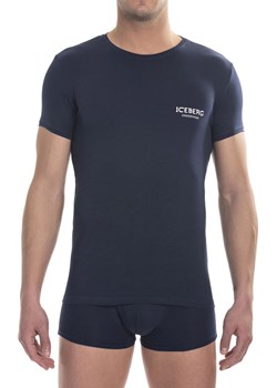 Iceberg koszulka męska t-shirt granatowy ICE1UTS01 Round neck, Kolor granatowy, Rozmiar L, ICEBERG ze sklepu Intymna w kategorii T-shirty męskie - zdjęcie 174307803