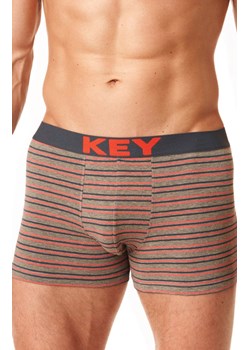 Key bokserki w sportowym stylu brązowe MXH 326 B22 BR, Kolor brązowy-wzór, Rozmiar XL, Key ze sklepu Intymna w kategorii Majtki męskie - zdjęcie 174311552