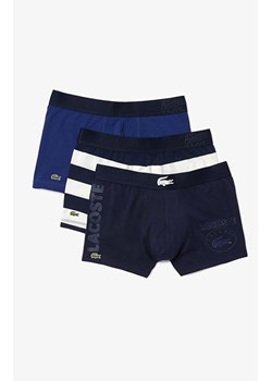 Bokserki męskie casual 5H0001 3-pack, Kolor granatowo-biały, Rozmiar S, Lacoste ze sklepu Intymna w kategorii Majtki męskie - zdjęcie 174312322