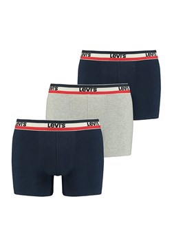 Levis 3-pack bawełnianych bokserek męskich 100002870, Kolor multicolour, Rozmiar S, Levis ze sklepu Intymna w kategorii Majtki męskie - zdjęcie 174312810