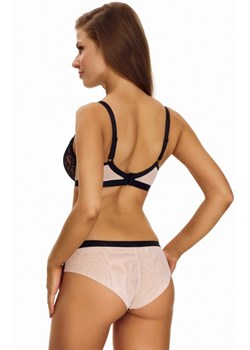 Klasyczne figi damskie beżowo-czarne 2456, Kolor beżowo-czarny, Rozmiar 46, Lupoline ze sklepu Intymna w kategorii Majtki damskie - zdjęcie 174314360