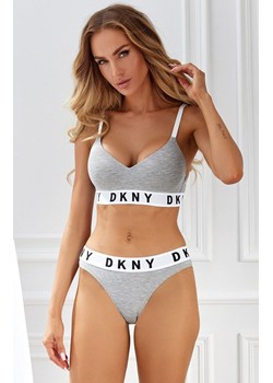 DKNY bawełniany biustonosz push-up bez fiszbinów DK4518, Kolor szary, Rozmiar S, DKNY ze sklepu Intymna w kategorii Biustonosze - zdjęcie 174322050