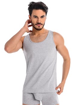 Szary podkoszulek męski tank top Eli, Kolor szary, Rozmiar 3XL, Teyli ze sklepu Intymna w kategorii Majtki męskie - zdjęcie 174324210