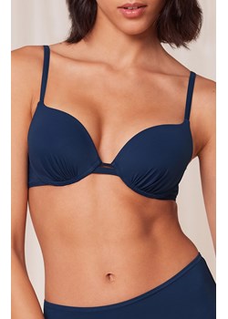 Triumph góra stroju kąpielowego usztywniane miseczki typu push-up Summer Mix &amp; Match WHU 01 sd 10214740-00RA, Kolor granatowy, Rozmiar 40B, Triumph ze sklepu Intymna w kategorii Stroje kąpielowe - zdjęcie 174325683