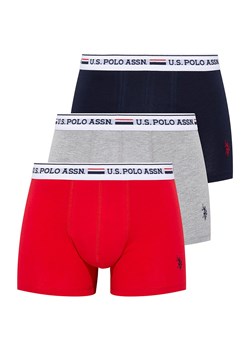 3-pack bawełnianych bokserek męskich 80431, Kolor multicolour, Rozmiar S, U.S. POLO ASSN ze sklepu Intymna w kategorii Majtki męskie - zdjęcie 174326643