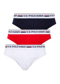 80435 3-pack bawełnianych slipów męskich, Kolor multicolour, Rozmiar S, U.S. POLO ASSN ze sklepu Intymna w kategorii Majtki męskie - zdjęcie 174326653