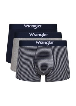 Wrangler 3-pack bawełniane bokserki męskie Howells, Kolor granatowo-szary, Rozmiar XL, Wrangler ze sklepu Intymna w kategorii Majtki męskie - zdjęcie 174328364