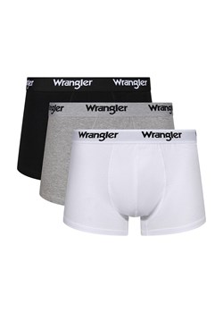 Wrangler 3-pack bawełniane bokserki męskie Masson, Kolor biało-szaro-czarny, Rozmiar M, Wrangler ze sklepu Intymna w kategorii Majtki męskie - zdjęcie 174328374