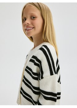 Reserved - Kardigan w paski - wielobarwny ze sklepu Reserved w kategorii Swetry dziewczęce - zdjęcie 174328463