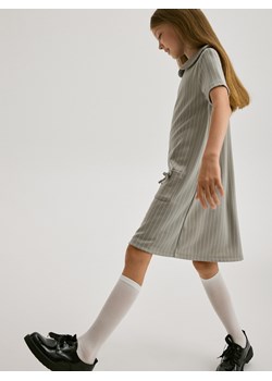 Reserved - Sukienka w paski - ciemnoszary ze sklepu Reserved w kategorii Sukienki dziewczęce - zdjęcie 174329454