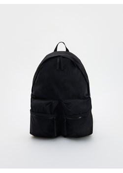 Reserved - Pojemny plecak z kieszeniami - czarny ze sklepu Reserved w kategorii Plecaki - zdjęcie 174329774