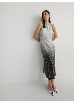 Reserved - Sukienka maxi z gradientowym nadrukiem - jasnoturkusowy ze sklepu Reserved w kategorii Sukienki - zdjęcie 174330201