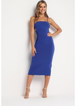 Niebieska Sukienka Matthias ze sklepu Born2be Odzież w kategorii Sukienki - zdjęcie 174350924