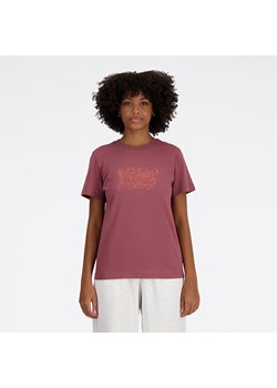 Koszulka damska New Balance WT41912WAD – różowa ze sklepu New Balance Poland w kategorii Bluzki damskie - zdjęcie 174361512
