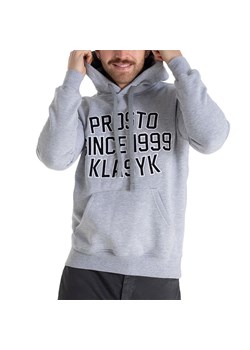 Bluza Prosto Klasyk Hoodie Peska KL222MSWE2033 - szara ze sklepu streetstyle24.pl w kategorii Bluzy męskie - zdjęcie 174363390