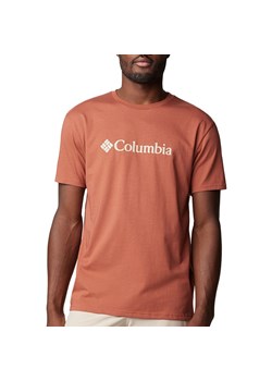 Koszulka Columbia CSC Basic Logo 1680053229 - brązowa ze sklepu streetstyle24.pl w kategorii T-shirty męskie - zdjęcie 174363413