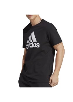 Koszulka adidas Essentials Single Jersey Big Logo IC9347 - czarna ze sklepu streetstyle24.pl w kategorii T-shirty męskie - zdjęcie 174363424