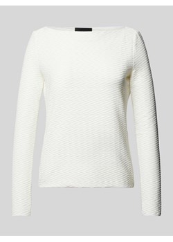 Bluzka z długim rękawem i fakturowanym wzorem ze sklepu Peek&Cloppenburg  w kategorii Bluzki damskie - zdjęcie 174370683