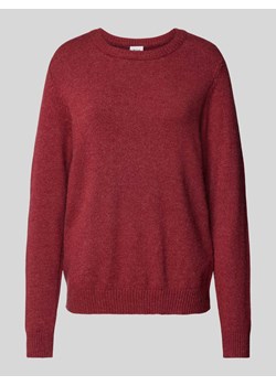 Sweter z dzianiny z prążkowanymi wykończeniami model ‘Viril’ ze sklepu Peek&Cloppenburg  w kategorii Swetry damskie - zdjęcie 174370893