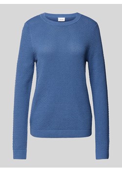 Sweter z dzianiny z fakturowanym wzorem model ‘Vidalo’ ze sklepu Peek&Cloppenburg  w kategorii Swetry damskie - zdjęcie 174370930