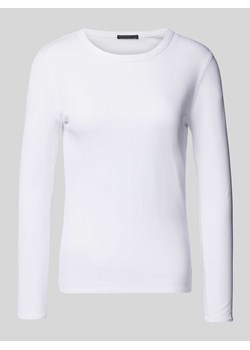 Bluzka z długim rękawem i efektem prążkowania model ‘NURIT’ ze sklepu Peek&Cloppenburg  w kategorii Swetry damskie - zdjęcie 174370994