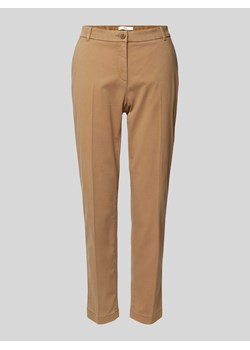 Spodnie o skróconym kroju regular fit model ‘Style.Maron’ ze sklepu Peek&Cloppenburg  w kategorii Spodnie damskie - zdjęcie 174371052