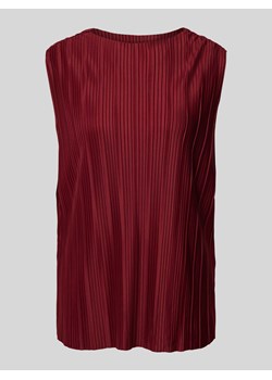 Top bluzkowy z plisami model ‘TAHLIA’ ze sklepu Peek&Cloppenburg  w kategorii Bluzki damskie - zdjęcie 174371092