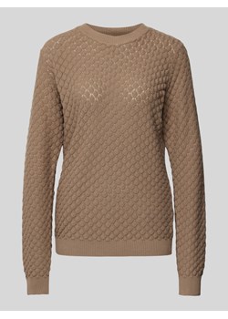 Sweter z dzianiny z okrągłym dekoltem model ‘Dodo-Pu-Diamo’ ze sklepu Peek&Cloppenburg  w kategorii Swetry damskie - zdjęcie 174371163