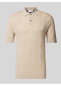 Koszulka polo z krótką listwą guzikową model ‘TENN’ ze sklepu Peek&Cloppenburg  w kategorii T-shirty męskie - zdjęcie 174371353